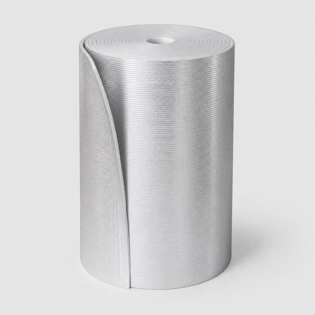 Isolant mince pour mur intérieur présenté seul, fond neutre