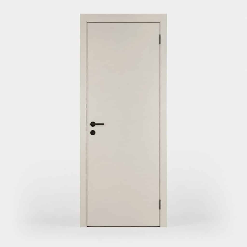 Porte intérieure sur mesure présenté seul, fond neutre